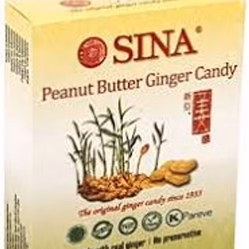 SINA Peanut-flavored Ginger Candy of 60g