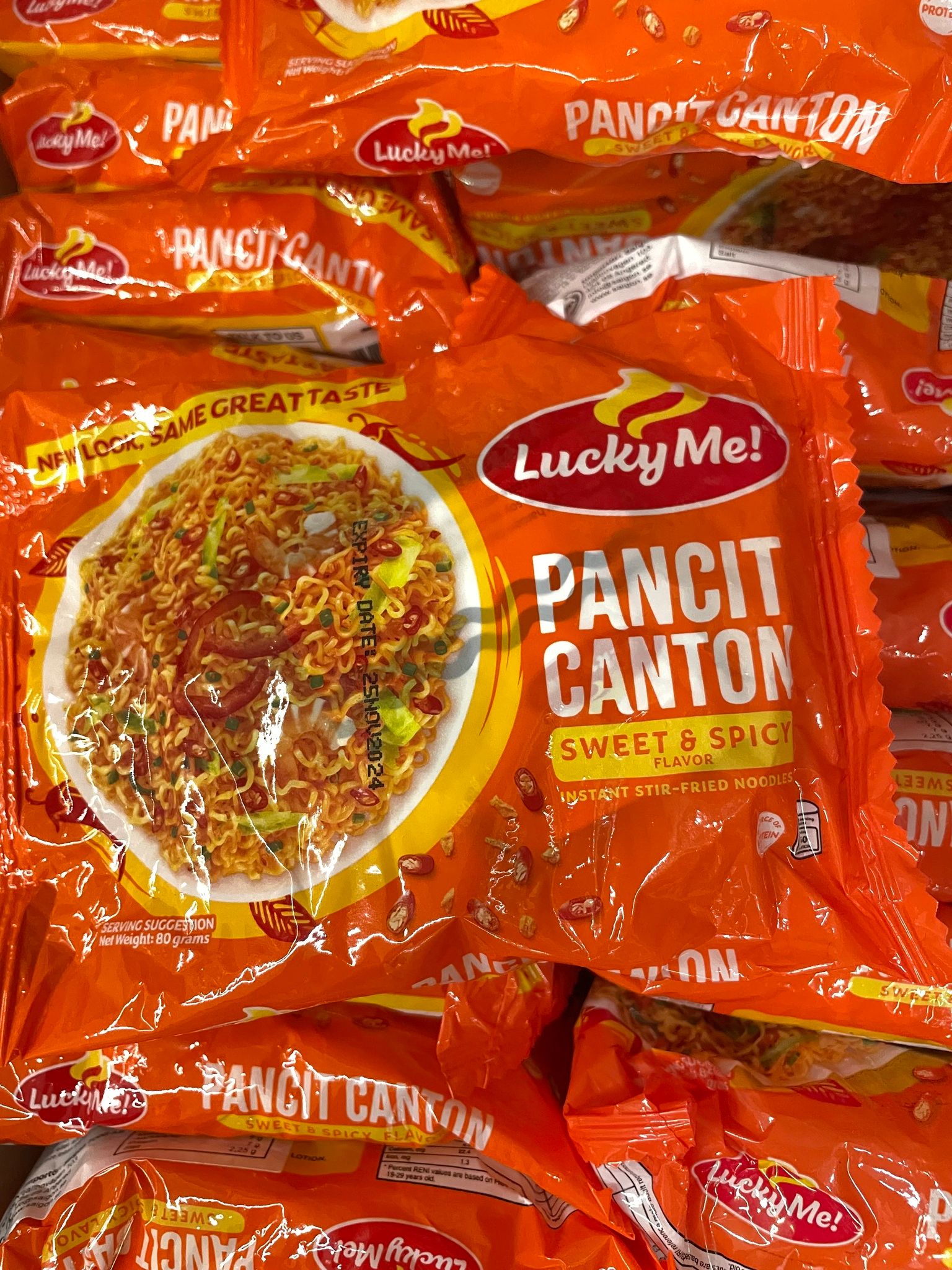 Pancit canton sweet& spicy 75g