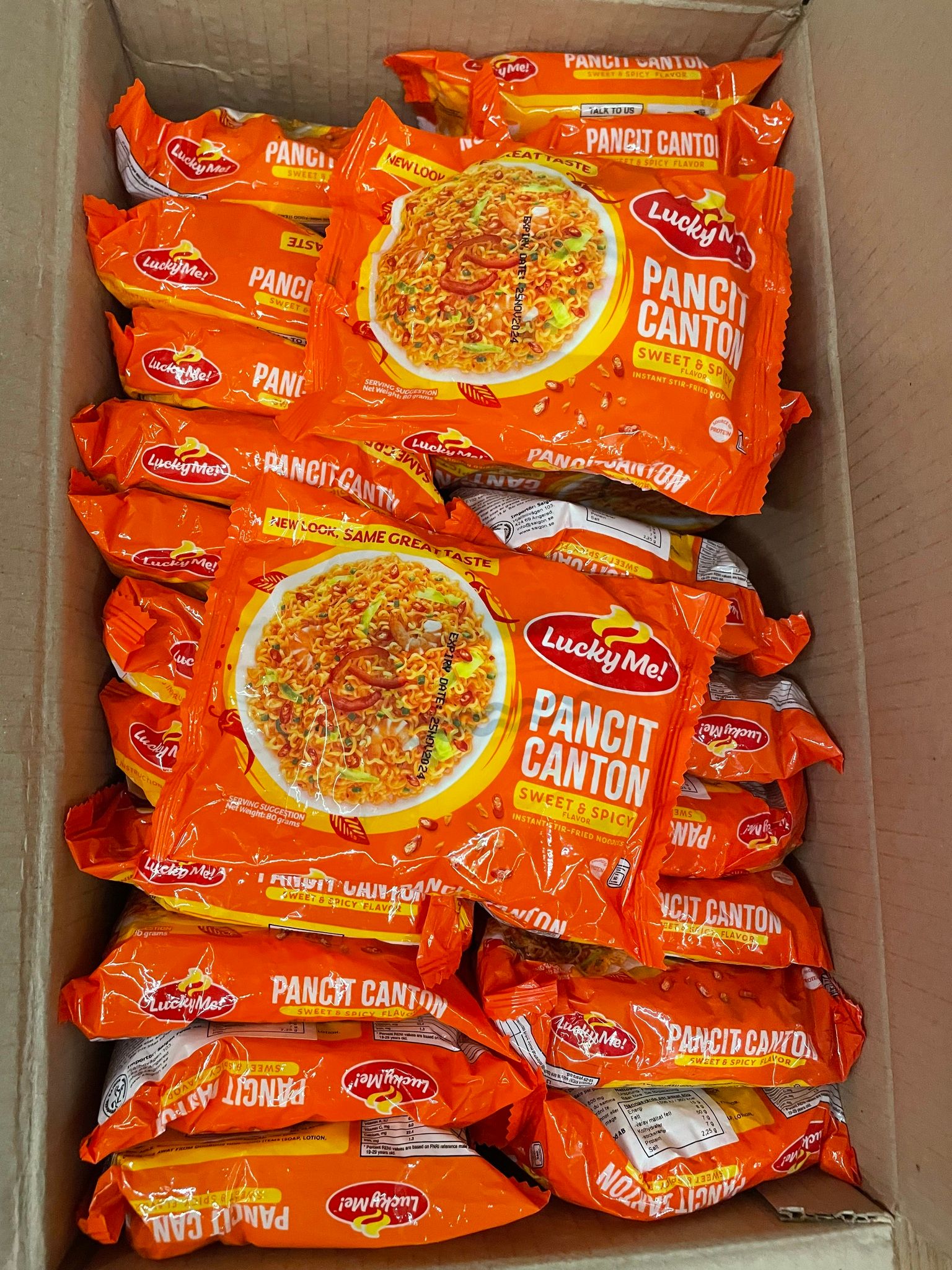 Pancit canton sweet& spicy 75g