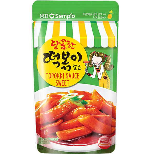Topokki sauce sweet flavored / Rice cake sauce 125g ( ikke på lager)