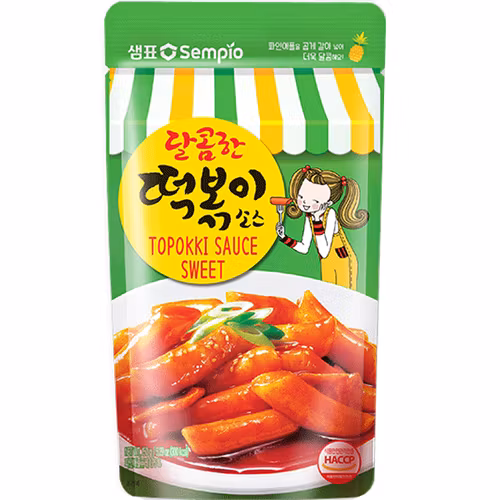 Topokki sauce sweet flavored / Rice cake sauce 125g ( ikke på lager)