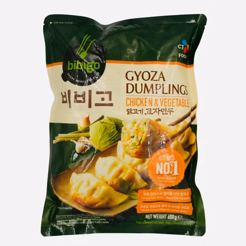 Bibigo Gyoza Dumplings chicken & vegetable 600g