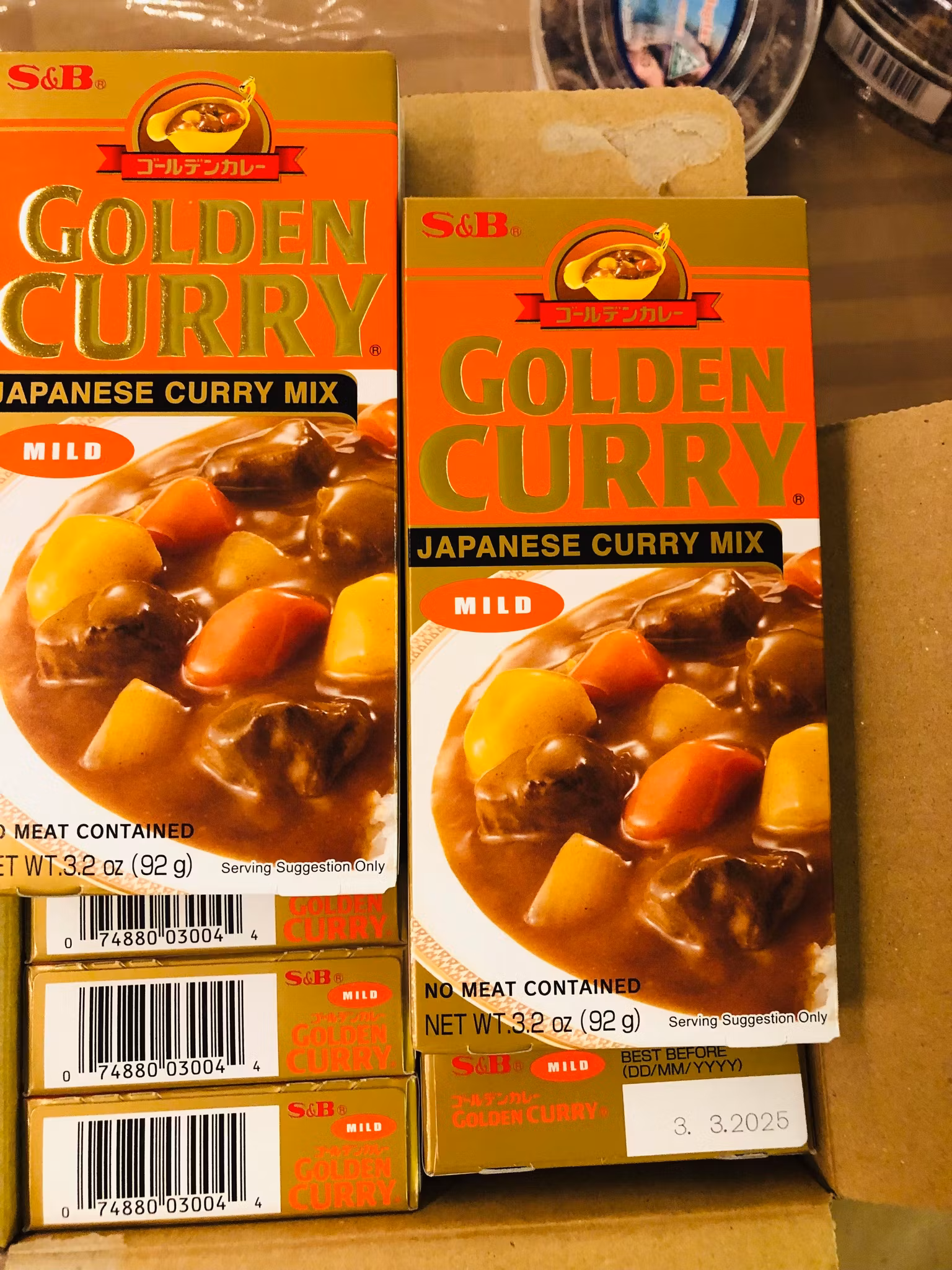 S&B Golden Curry Japanese Curry Mix Mild Flavor