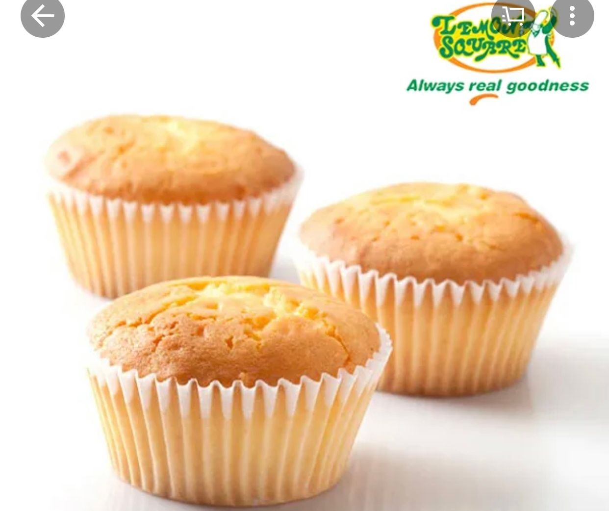 Lemon Square Cheese Cake Original & Signature Cupcakes Assorted Flavor 10×30g