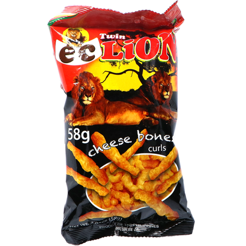 Cheese bones curls 58g / tween lions
