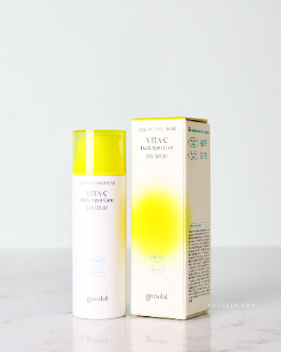 Goodal Green Tangerine Vita C Dark Spot Care Sun Serum 120g (Made in Korea )
