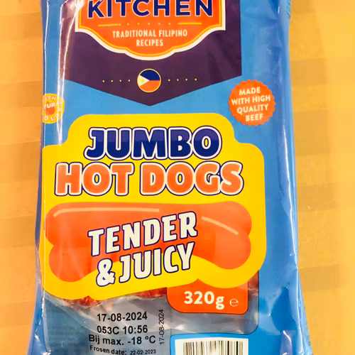 PINOY KITCHEN Jumbo hotdog tender & juicy 320g