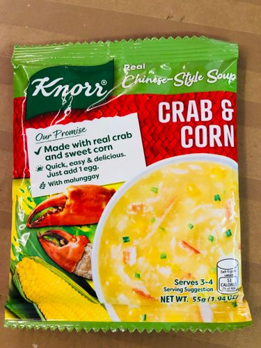 Knorr real chinese -style soup Crab& corn 55g