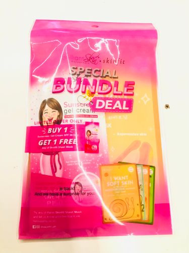 Brilliant Bundle sunscreen +facemasksheet ( ikke på lager )