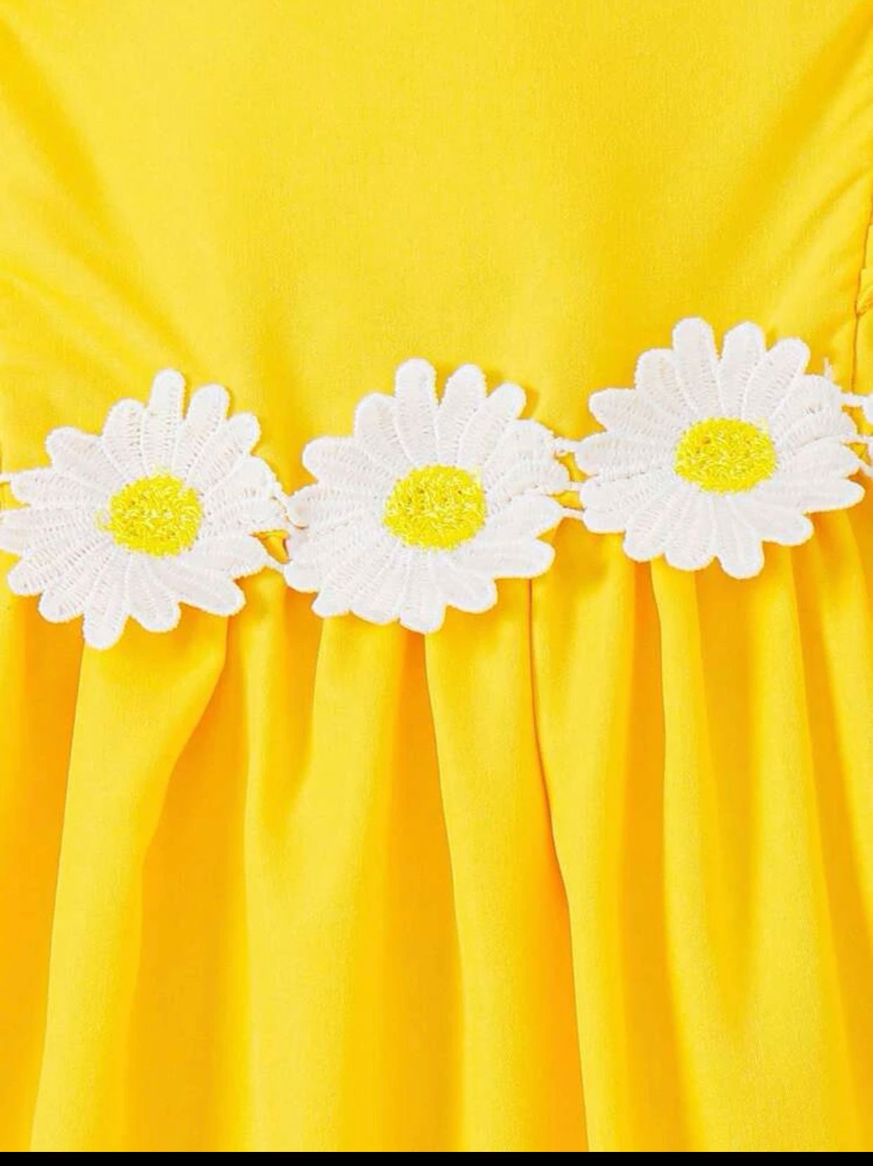 Kids CHARMNG Tween Girl Appliques Ruffle Trim Dress 10Y 134-140