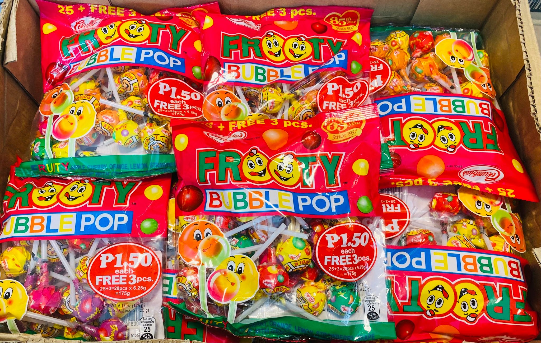 Frooty Bubble pop  25 stk