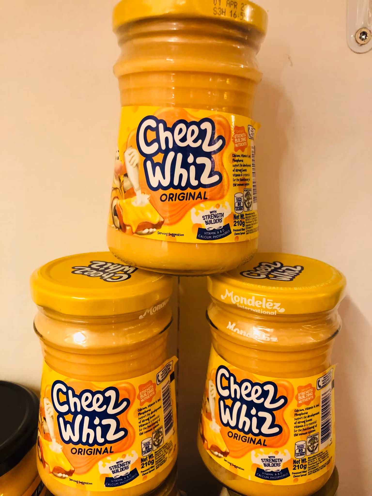 CHEEZ WHIZ ORIGINAL 210g