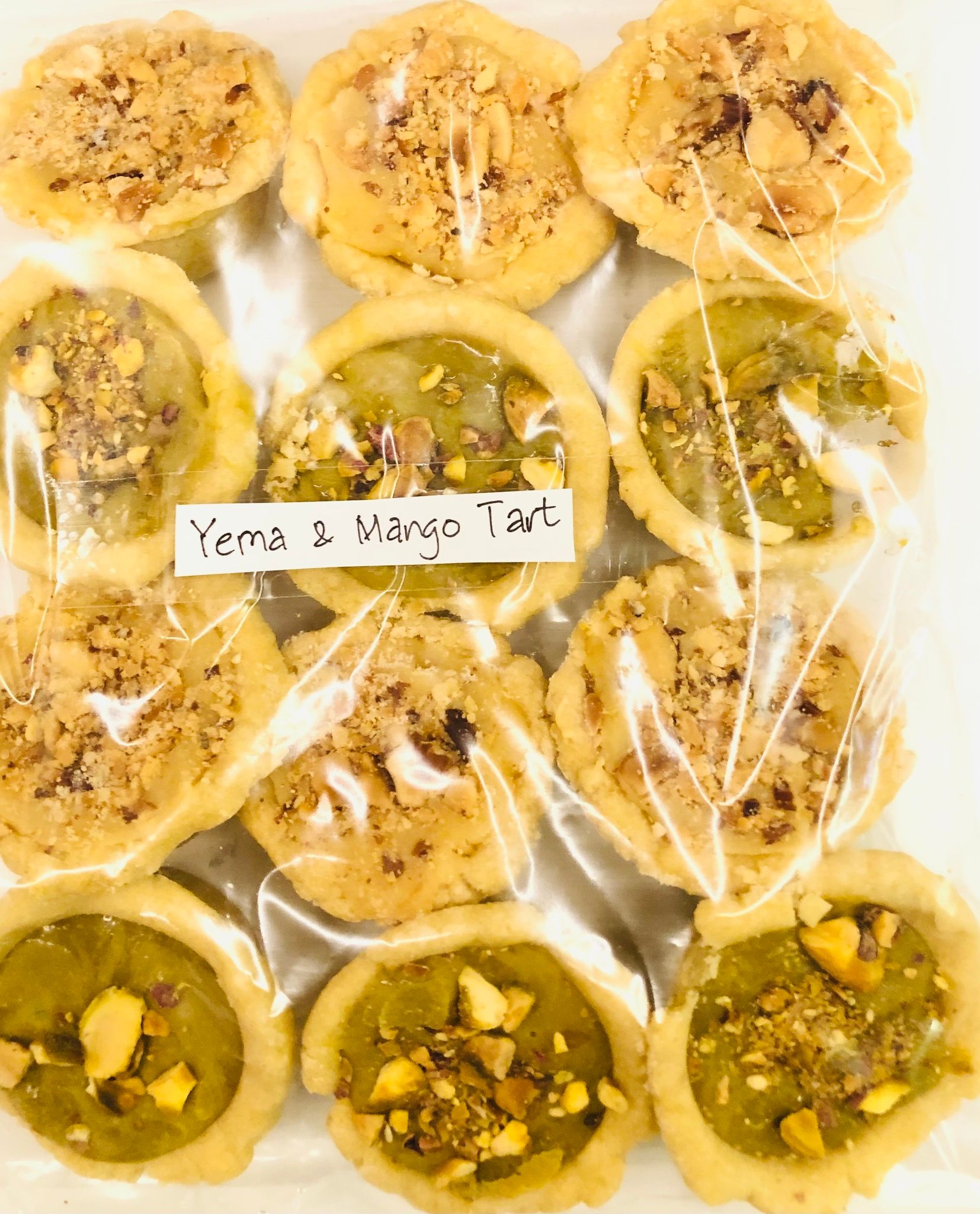 Tart assorted, Yema tart & mango tart 12 stk 500g