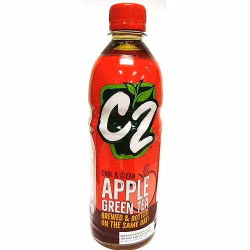 C2 Green Tea  Cool & clean Apple Flavor 500ml