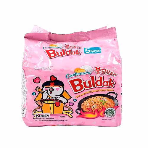 Samyang  carbonara hot chicken flavor ramen (1 pck 5 Stk )
