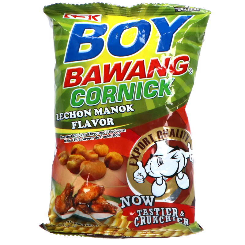 | Boy Bawang | Corn Snack Lechon Manok Flavor 90g ( ikke på lager )