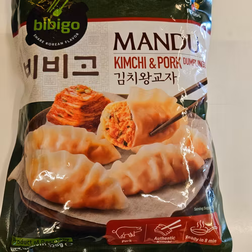 Bibigo Kimchi & pork  dumplings 525g
