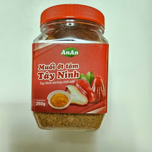 Thanh Phan 250g/ shrimp chili salt /perfect for sour fruits  like mango.santol etc