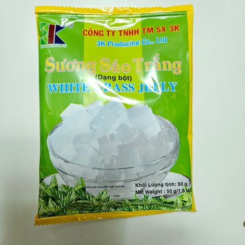 White grass jelly/ Gulaman 50g