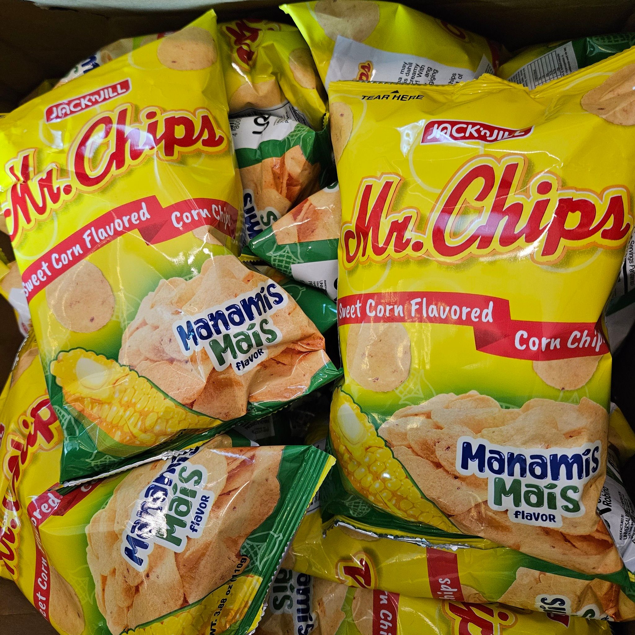 Mr.Chips sweet corn flavored 110g