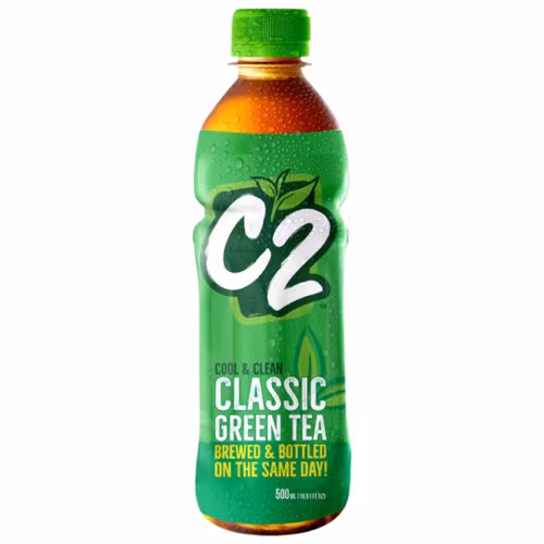 C2 CLASSIC GREEN TEA BREWED & BOTTLED ON THE SAME DAY 500ML