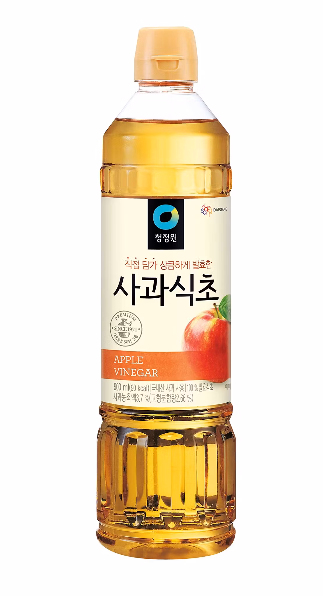 Apple Vinegar,Chung Jung One O'Food Premium Korean Vinegar, Kitchen Essential Pantry Staple, Perfect for Salads (Apple Vinegar  500ml