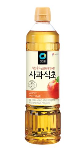 Apple Vinegar,Chung Jung One O'Food Premium Korean Vinegar, Kitchen Essential Pantry Staple, Perfect for Salads (Apple Vinegar  500ml