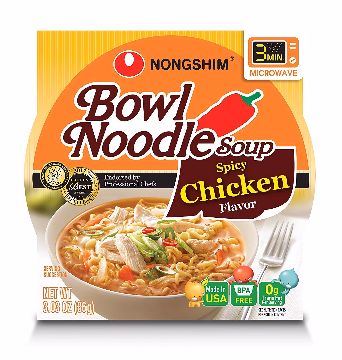 NONGSHIM Bowl noodle - Spicy Chicken