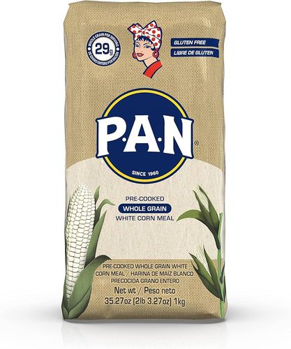 PAN Fullkorn hvitt maismel – ferdigkokt glutenfritt og kosher mel 1kg