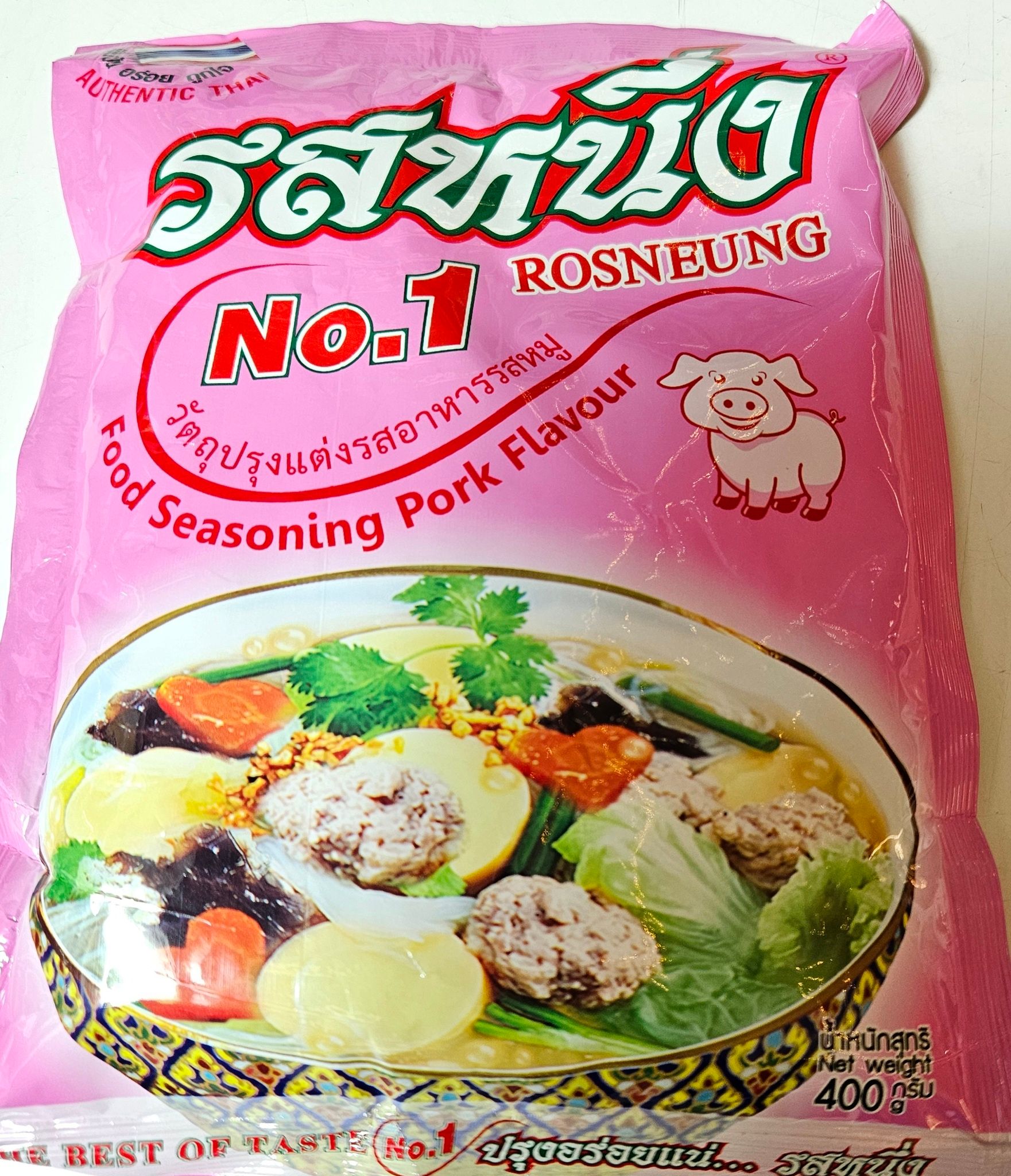 FOOD SEASONING PORK FLAVOR /ROSNEUNG 400g