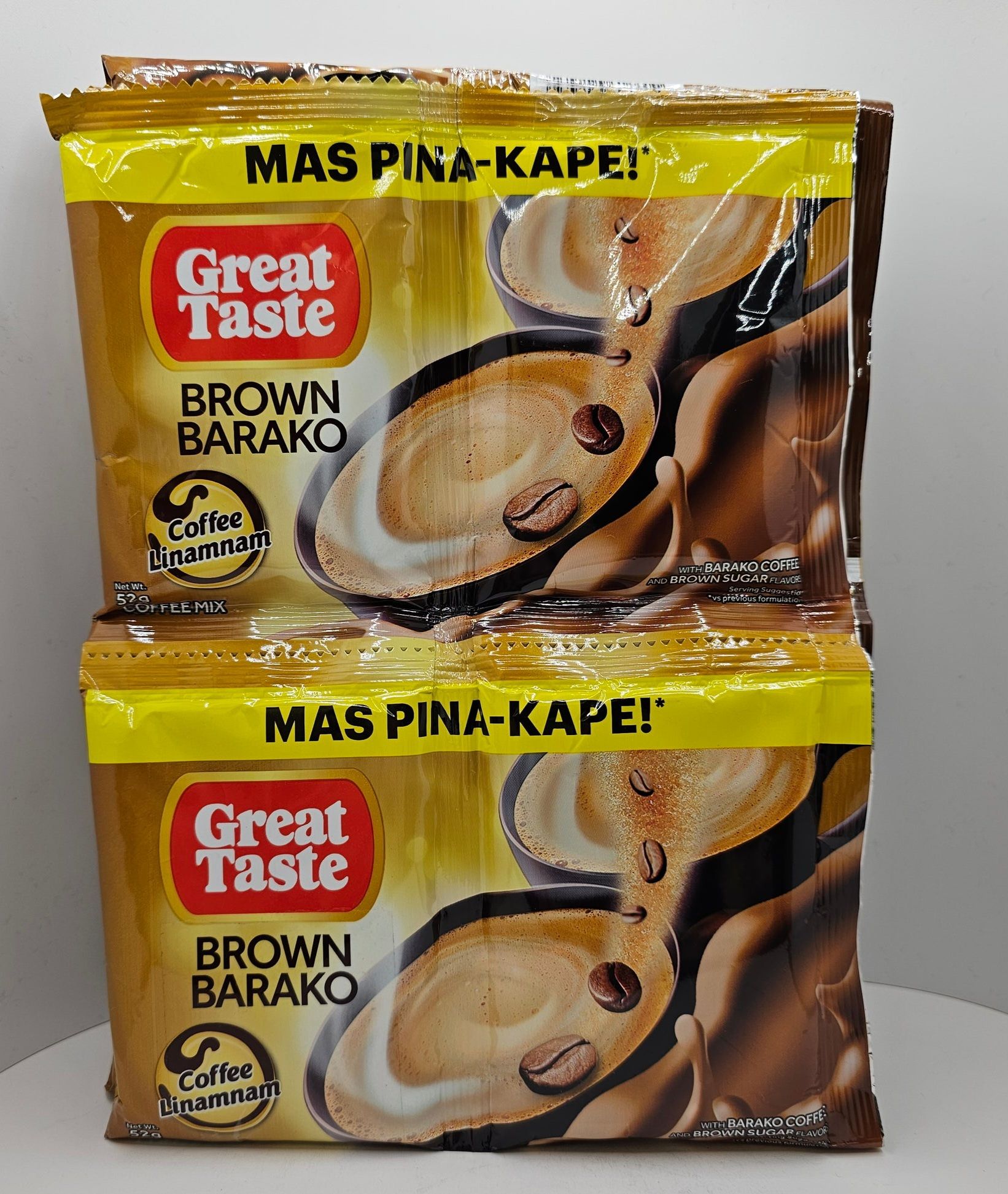 Great taste brown barako /God smak Brun Barako kaffeblanding  30g (10 stk )