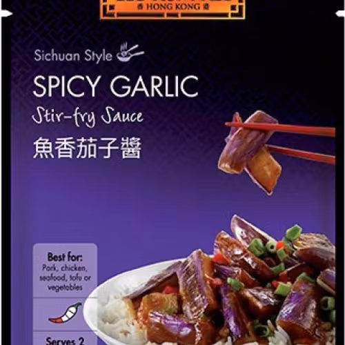 Lee Kum Kee Krydret hvitløk rørt saus/Spicy garlic 80g