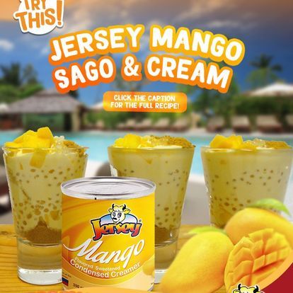 Jersey  mango flavored sweetened condensed creamer 390g ( ikke på lager )