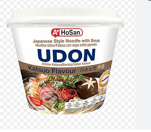 Japanese Style Udon Noodle with Katsuo Flavour Soup Big Cup - A+HoSan, 220g
