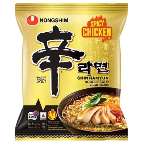 Nongshim Shin Ramyun Spicy Chicken Flavour, 120g