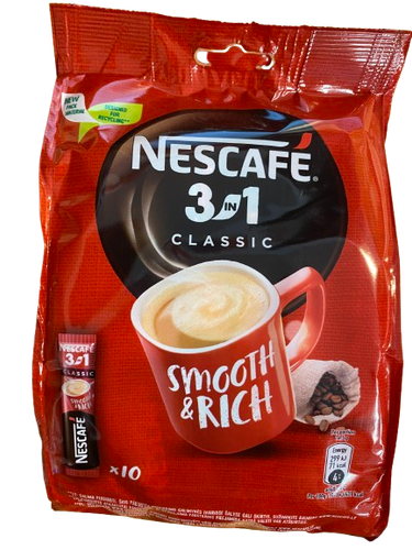 NESCAFE Classic pulverkaffe 3 in 1( 10stk )