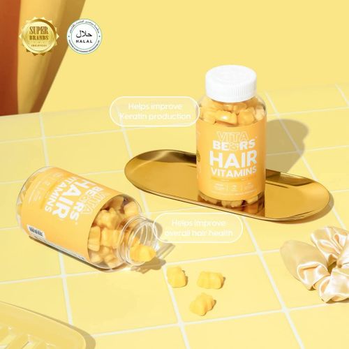 Vita Bears HAIR Vitamins Biotin & Keratin - 60 Gummies
