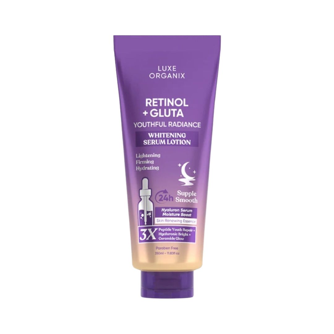 Luxe Organix Retinol + Gluta Serum Lotion 350ml