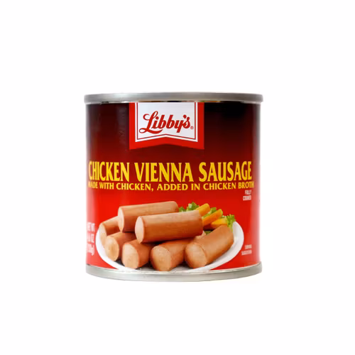 Libby's chicken Vienna sauge in chicken broth130g ( ikke på lager )
