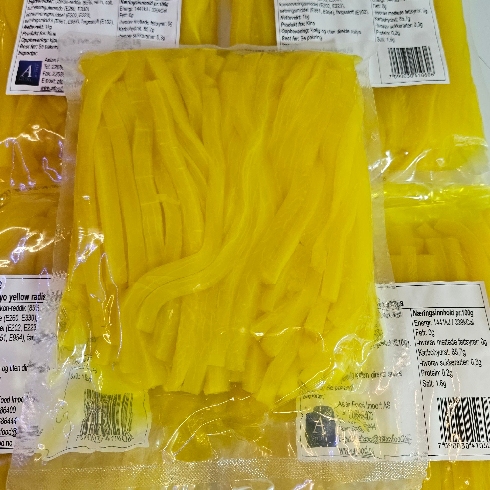 Lutos Sushiyo Yellow Radish Strips 1 kg