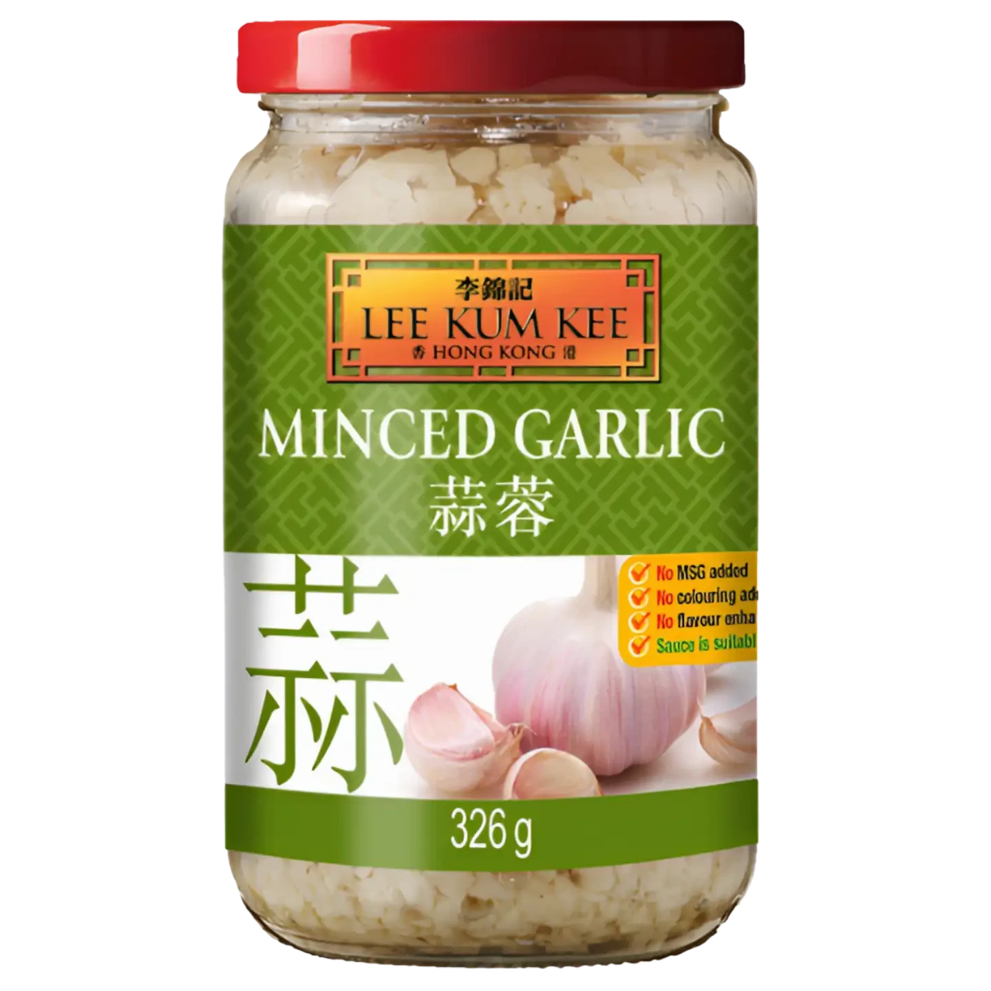 Lee kum kee  mince garlic 326g ( super tilbud )