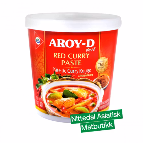 Aroy-D Red curry paste 400g Super (tilbud pga dato)