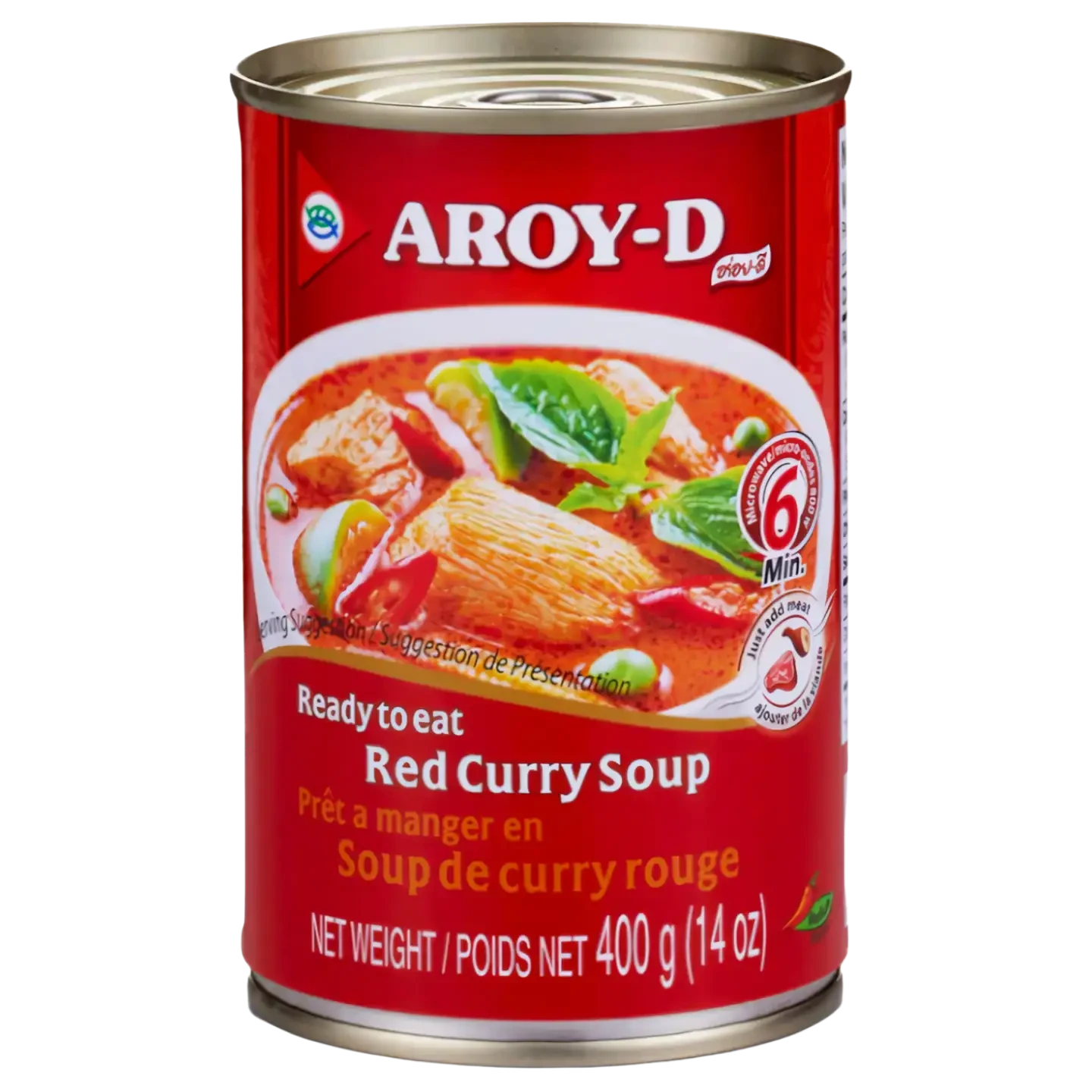 Aroy- D Red curry soup 400g ( Super tilbud )