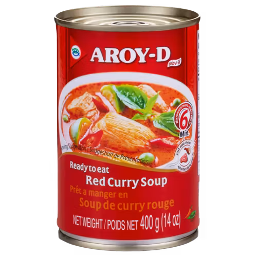 Aroy- D Red curry soup 400g ( Super tilbud )