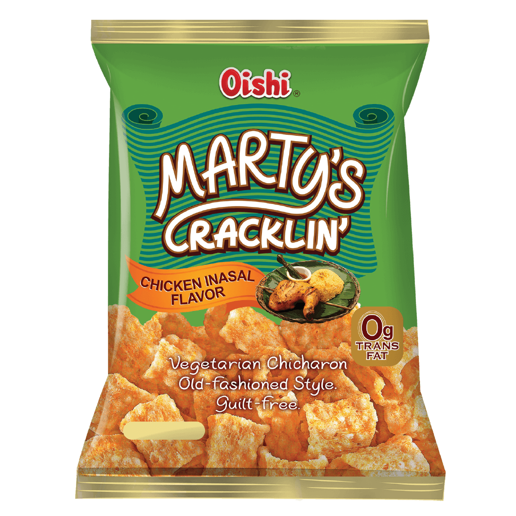 Marty's crackin 90g/ Vegetarisk Chicharon Gammeldags stil. Skyldfri