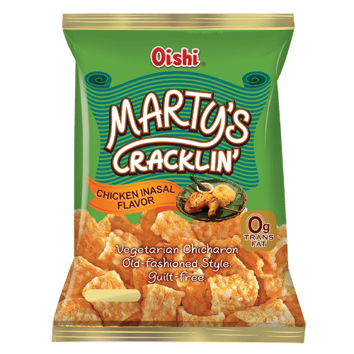 Marty's crackin 90g/ Vegetarisk Chicharon Gammeldags stil. Skyldfri