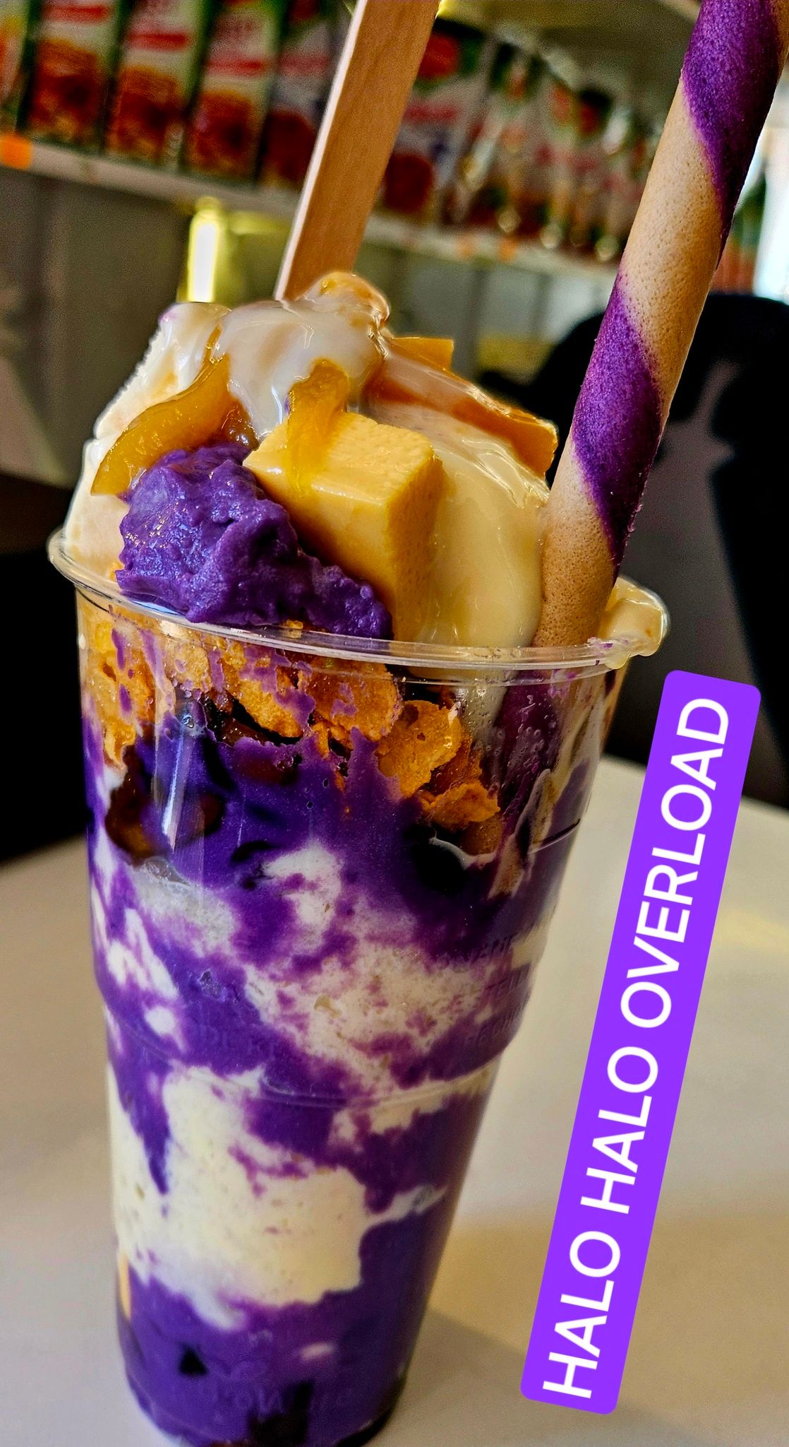 Halo halo  Overload / mixed dessert( visit our store  to complete your summer)