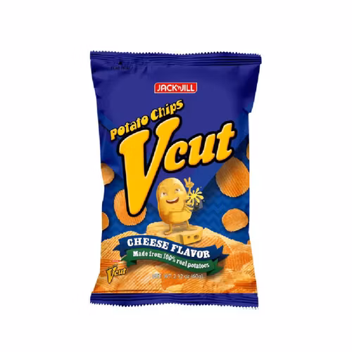 Vcut cheese flavor made from 100% real potatoes 60g