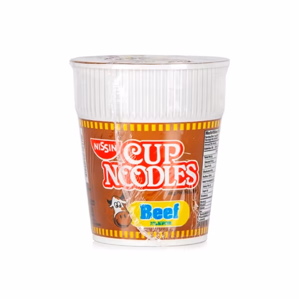 Nissin cup noodles  beef
