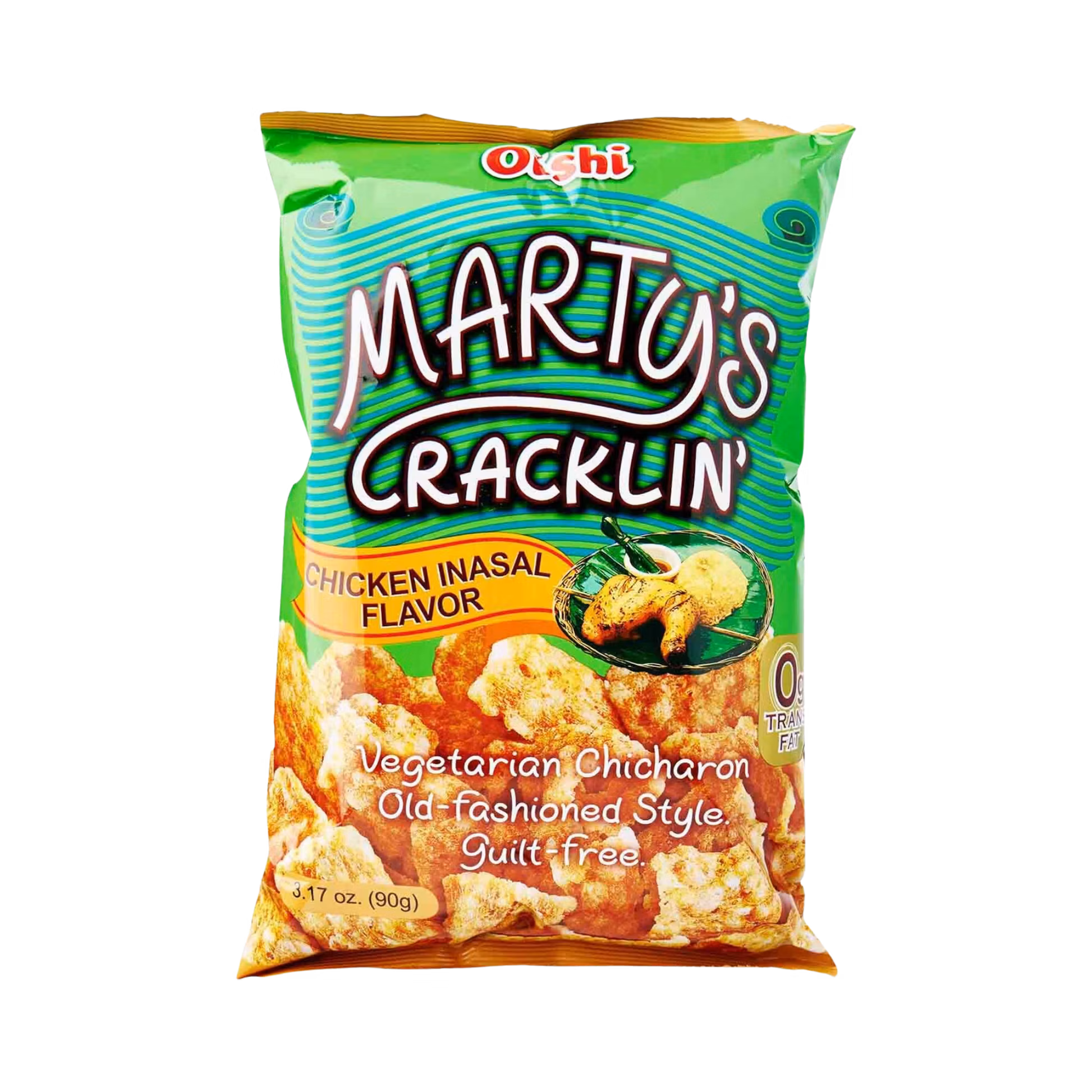 Oishi  Martys chicken Inasal ,Vegetarian Chicharon